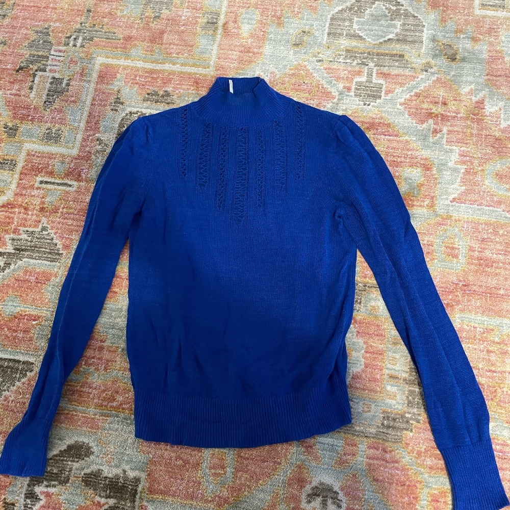 Free People Turtleneck Knit Sweater